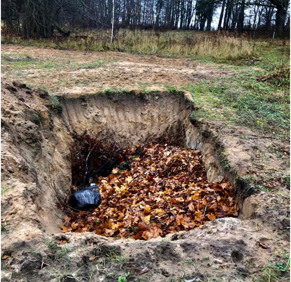 На кладбище в Краснознаменском ГО захоранивали отходы