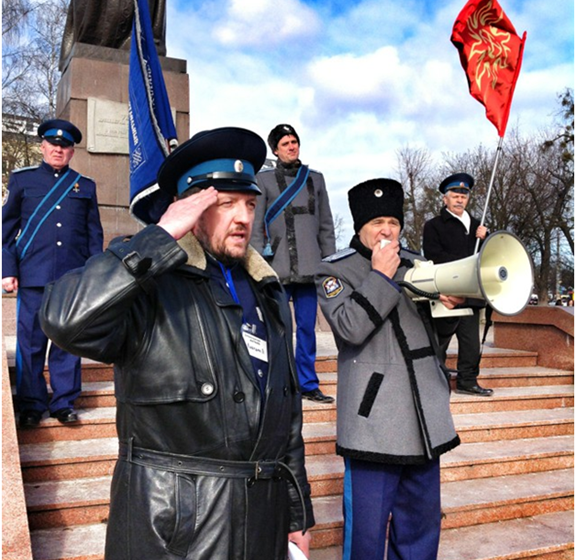 В Калининграде пестуют казаков