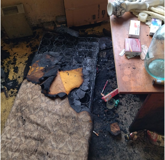 В Калининграде при пожаре в квартире погиб 68-летний горожанин
