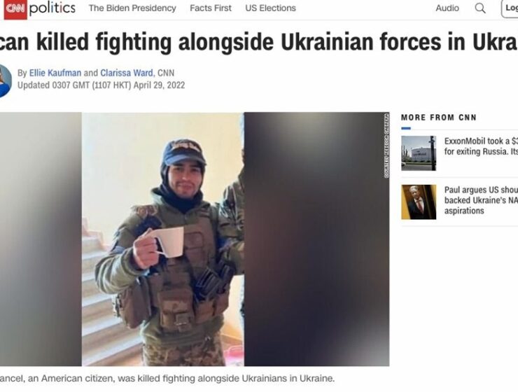 CNN: на Украине убит бывший американский морпех