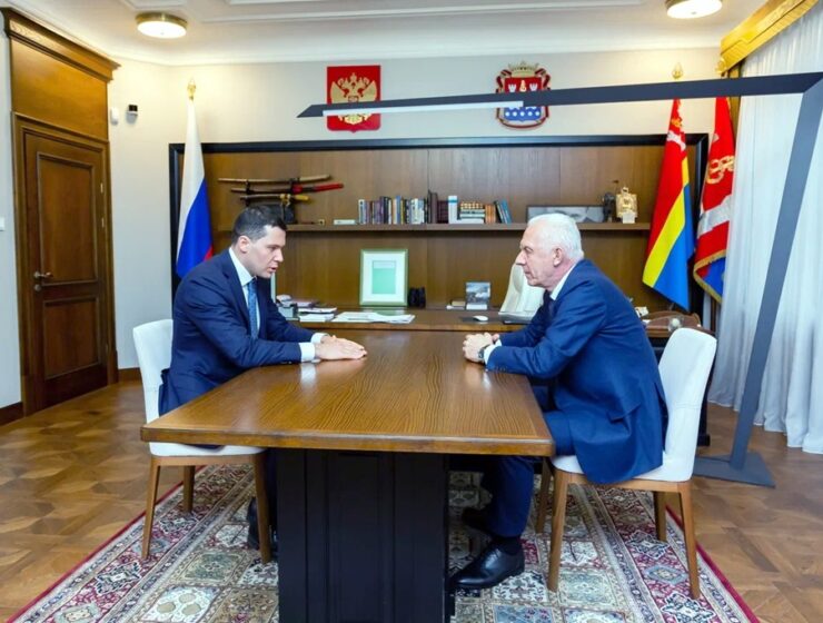 Полпред президента в СЗФО поздравил Антона Алиханова с вступлением в должность губернатора
