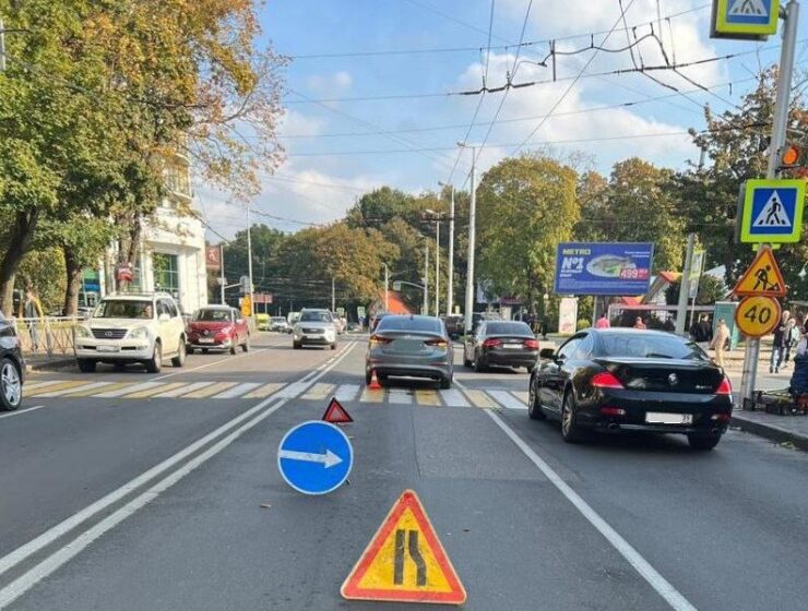 60-летний водитель едва не лишил жизни пешехода на проспекте Мира в Калининграде