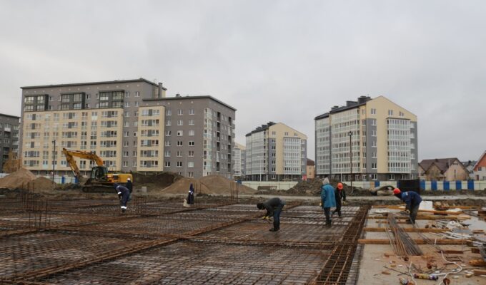 На четверть возрос объём введенного жилья в Калининградской области – до 8,6 тысячи квартир