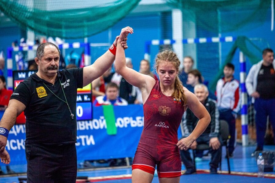 Спортсменка из Калининграда Екатерина Радышева выиграла первенство России по борьбе