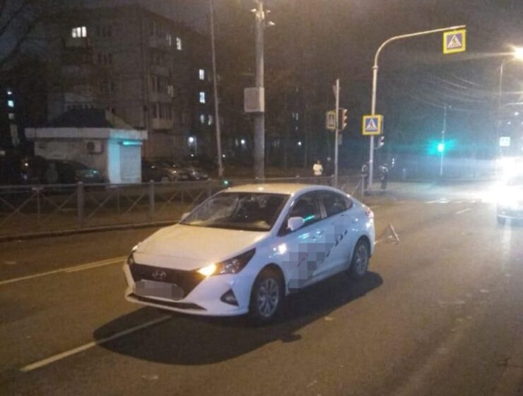 «Хундай Солярис» сбил пешехода на улице Гагарина в Калининграде