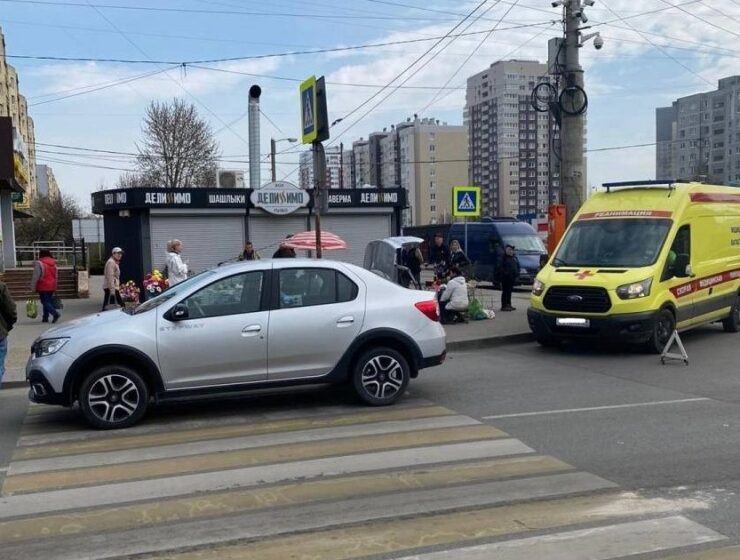 На окраине Калининграда водитель “Рено” сбил женщину на пешеходном переходе