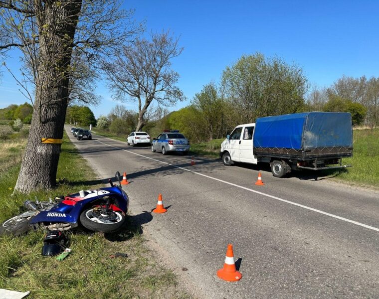Мотоциклист погиб на трассе вблизи от Балтийска