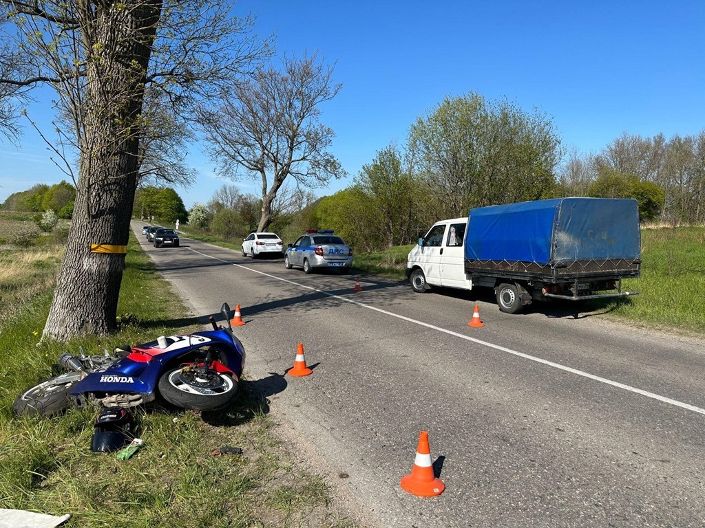 Мотоциклист погиб на трассе вблизи от Балтийска