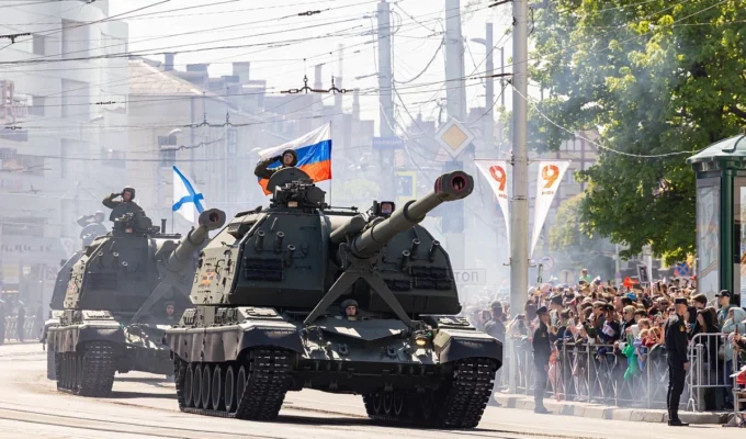 В Калининграде состоялся парад войск в честь 78-й годовщины победы в Великой Отечественной войне