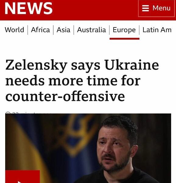 Зеленский заявил, что «Украине нужно больше времени для наступления»