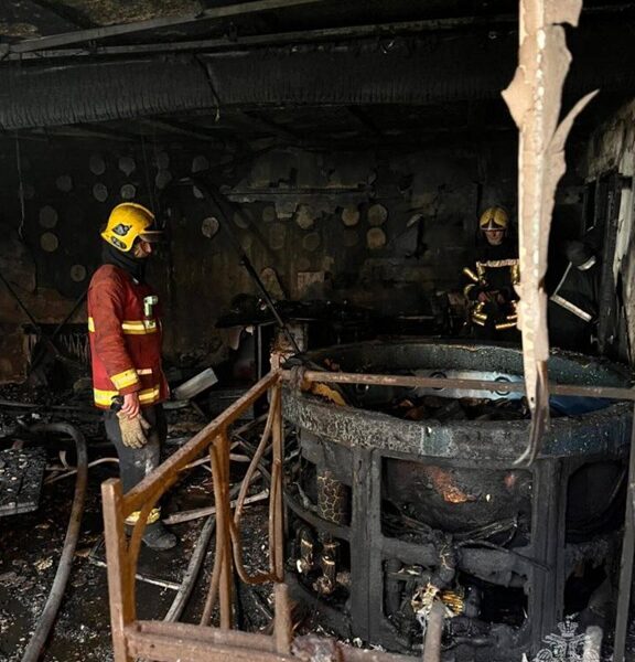 В Калининграде на территории гостиничного комплекса загорелась спа-зона