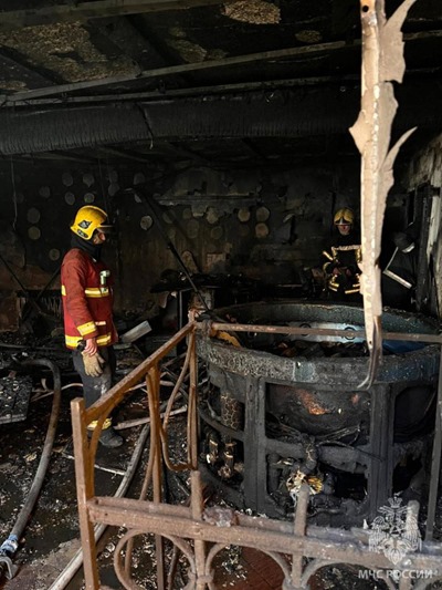 В Калининграде на территории гостиничного комплекса загорелась спа-зона