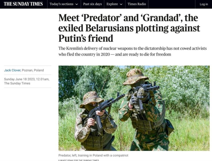 В Польше обучают белорусов для вооруженного восстания против Александра Лукашенко