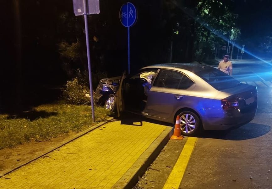В Калининграде водитель «Ауди» потерял сознание и врезался в «Шкоду»