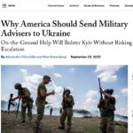Foreign Affairs: США должны отправить на Украину своих военных инструкторов