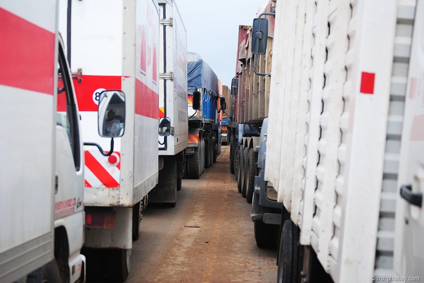 Очередь из грузовиков в Литву почти рассосалась