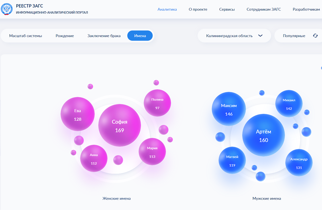Новые имена 2024 года. Единый реестр ЗАГС. Реестр ЗАГС.