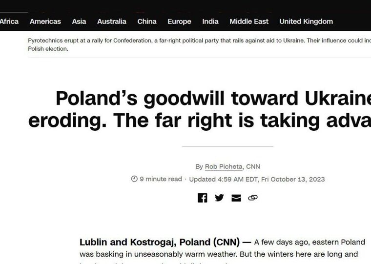 CNN: поляки больше не хотят видеть в стране украинских беженцев
