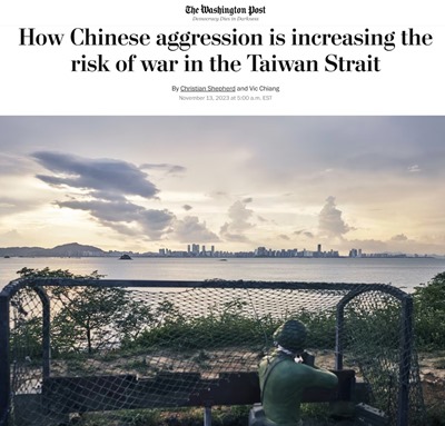 The Washington Post: действия Китая увеличивают риск войны с США