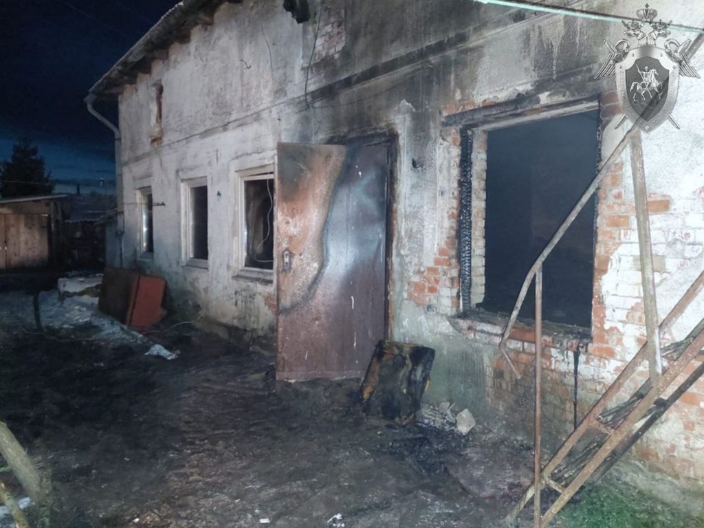 В сгоревшем доме в Полесске найдено тело мужчины