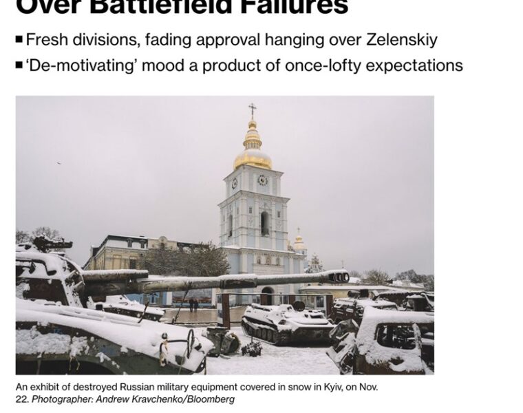 Bloomberg: чувство уныния окутывает Украину