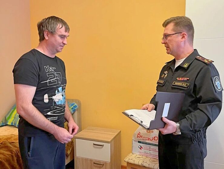 Участник СВО встретил новоселье в Доме ветеранов в Калининграде