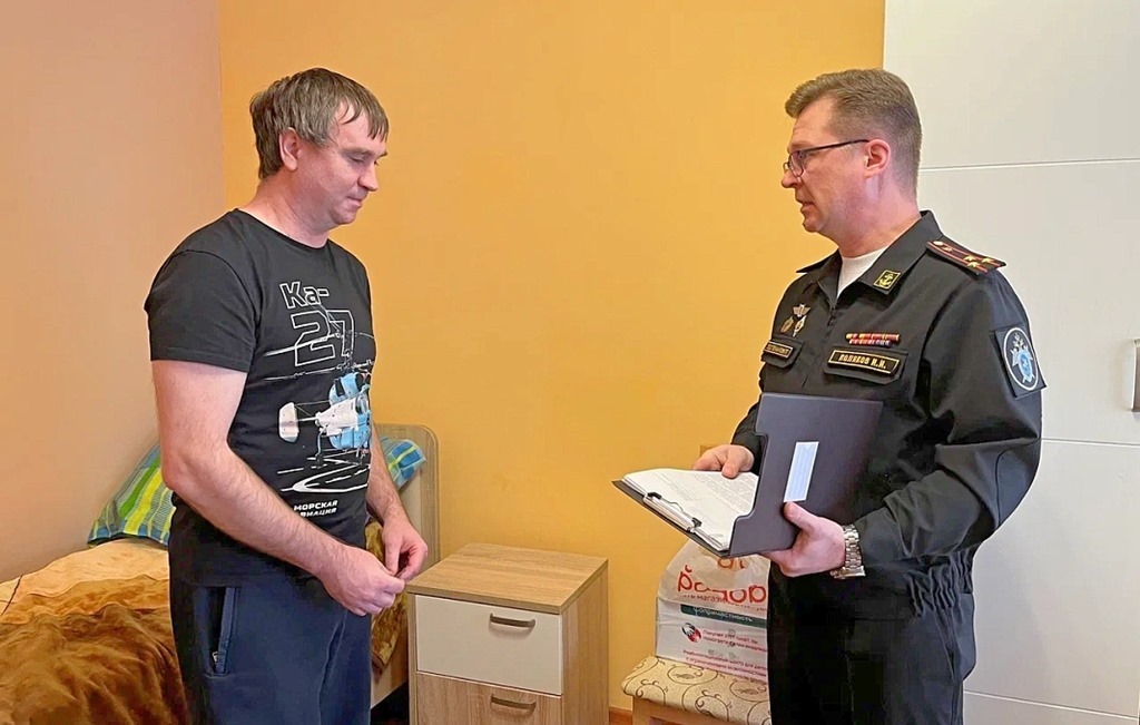 Участник СВО встретил новоселье в Доме ветеранов в Калининграде