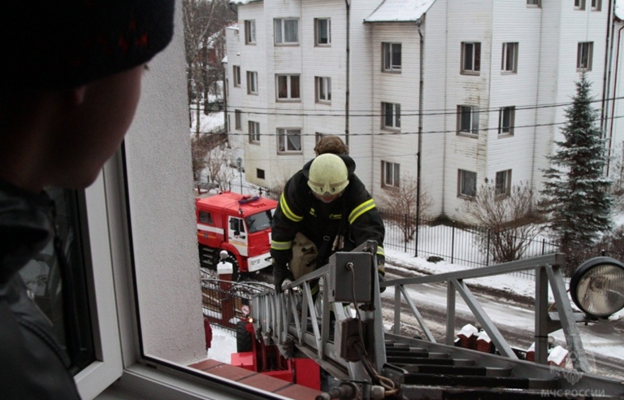 В отеле под Калининградом потушили условный пожар