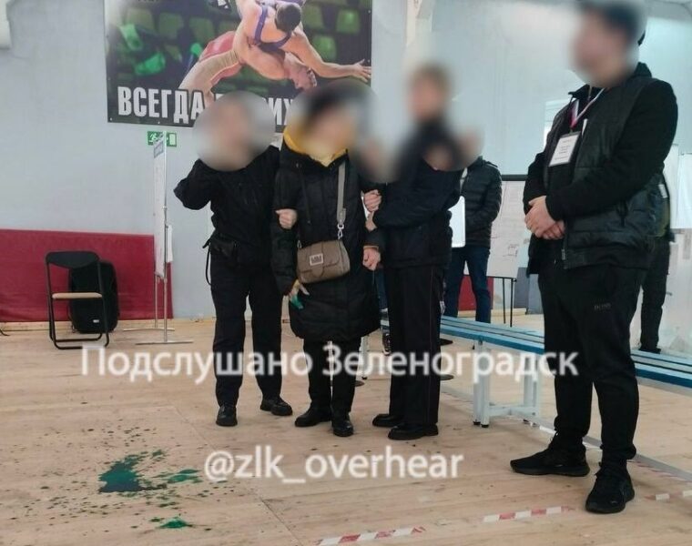 Пенсионерка вылила зелёнку в урну для бюллетеней на избирательном участке в Зеленоградске