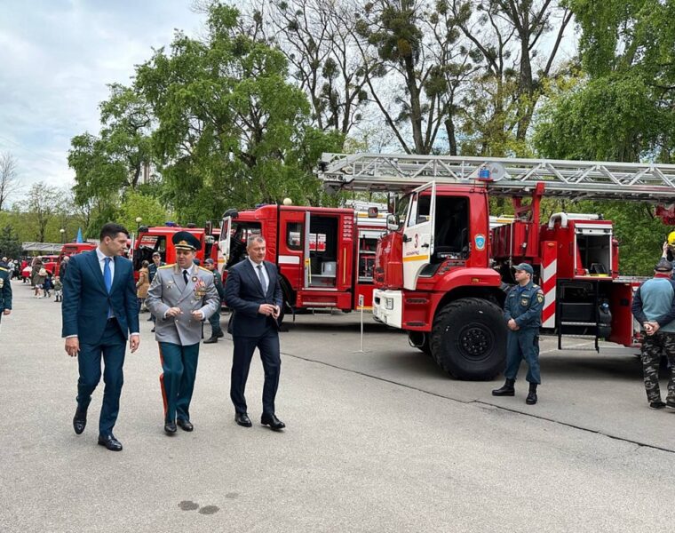 В Калининграде отметили годовщину образования пожарной охраны России