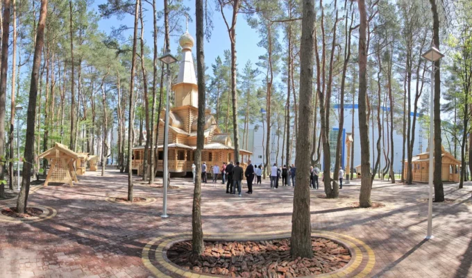 Храмовый комплекc открыли на территории Дворца спорта «Автотор-Арена» в Калининграде