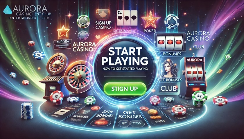 Развлекательный клуб Aurora Casino: с чего приступить к игре?