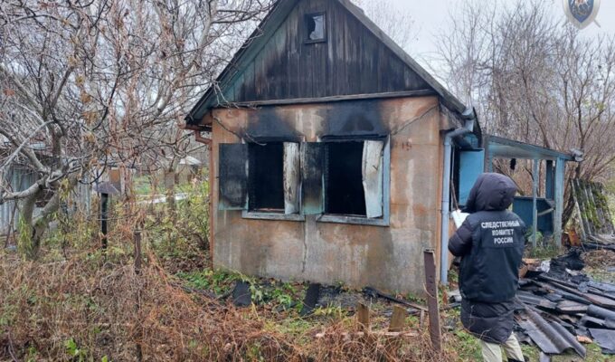 Калининградец погиб при пожаре в дачном домике