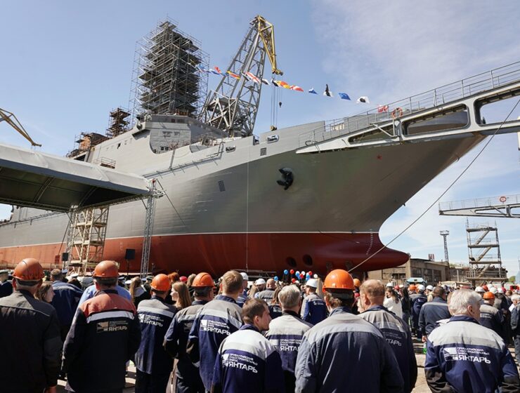В Калининграде спущен на воду большой десантный корабль проекта «Владимир Андреев»