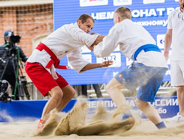 В Зеленоградске прошёл первый в истории региона чемпионат России по пляжному самбо