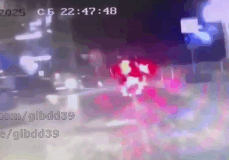 Погоня за питбайком закончилась ДТП в Черняховске