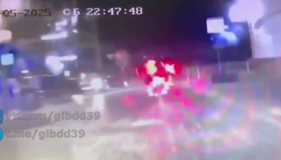 Погоня за питбайком закончилась ДТП в Черняховске Погоня за питбайком закончилась ДТП в Черняховске