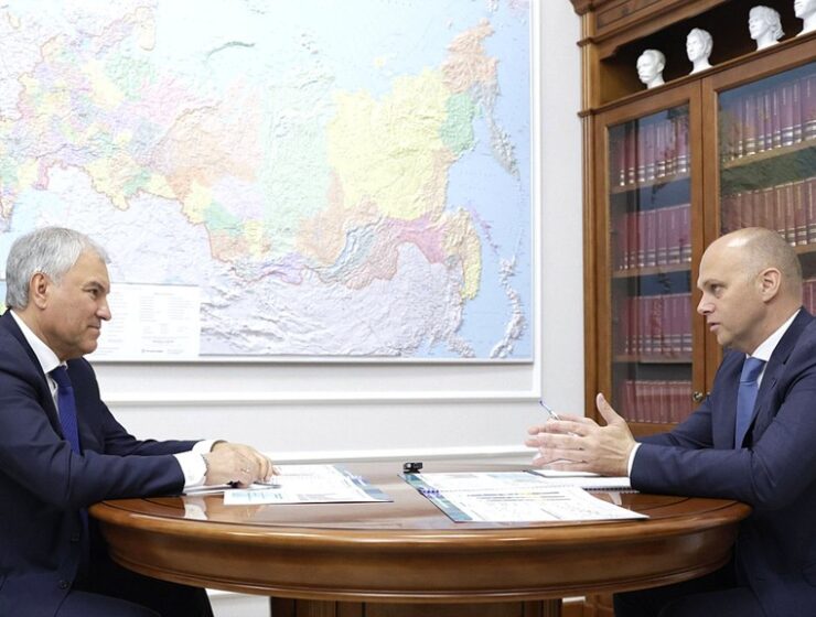 Спикер Госдумы и губернатор Калининградской области обсудили будущее региона Спикер Госдумы и губернатор Калининградской области обсудили будущее региона