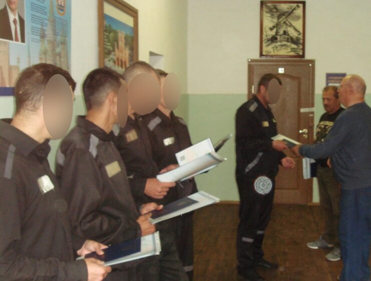 В ИК-9 Калининграда состоялся выпуск профессиональных рабочих