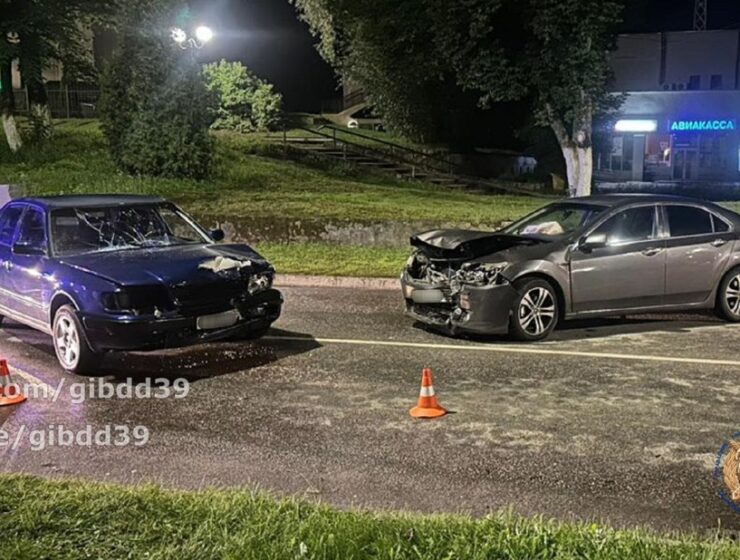 В Балтийске пьяный калининградец устроил ДТП