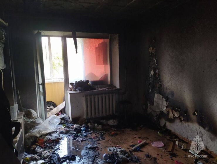 Пожар в квартире оставил семью без жилья Пожар в квартире оставил семью без жилья