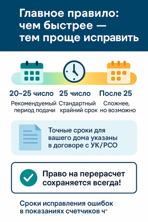Как исправить ошибку в показаниях счетчика воды и получить перерасчет от УК