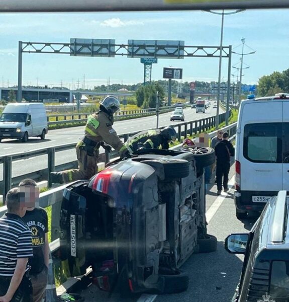 Близ «Балтии молла» столкнулись четыре автомобиля