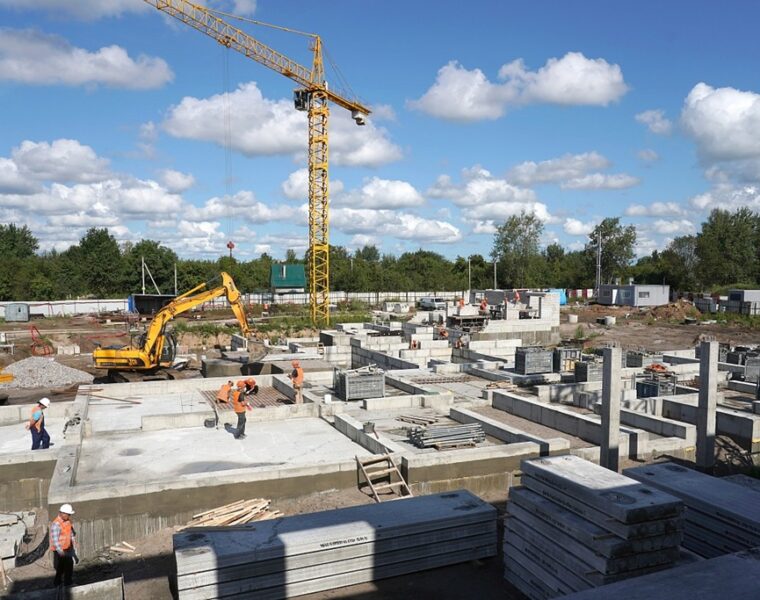 Объём строительных работ в Калининградской области снизился на 10%