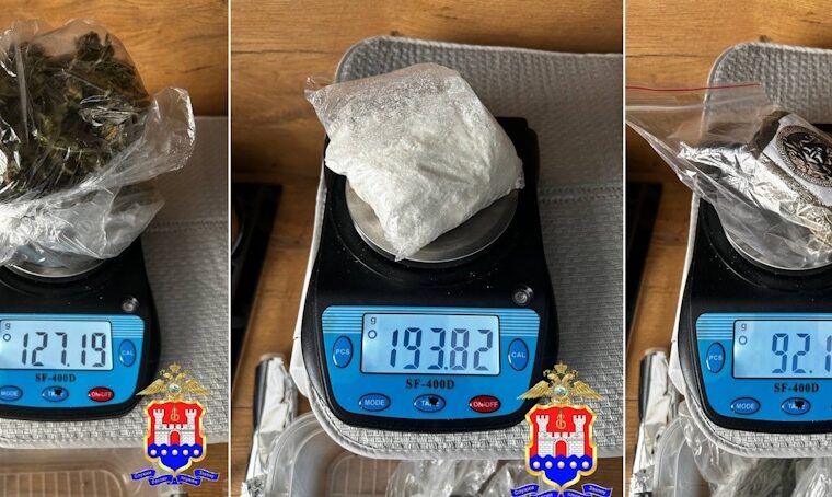 Крупная партия наркотиков изъята в Калининграде: задержан подозреваемый в сбыте
