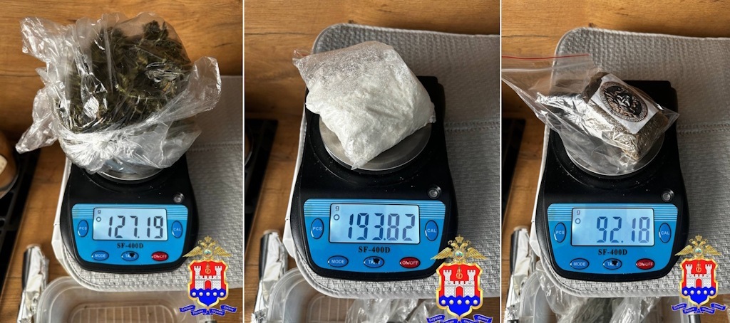 Крупная партия наркотиков изъята в Калининграде: задержан подозреваемый в сбыте