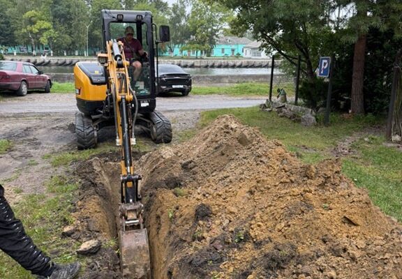 В Балтийске прокладывают газ к жилым домам