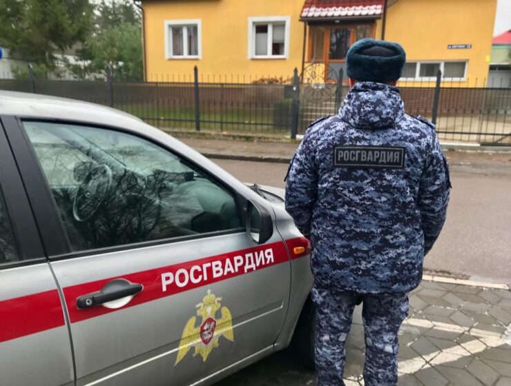 В Зеленоградске росгвардейцы задержали нерадивого постояльца отеля