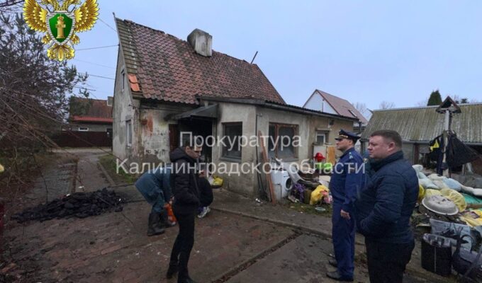 В Советске на пожаре в частном доме погиб ребёнок
