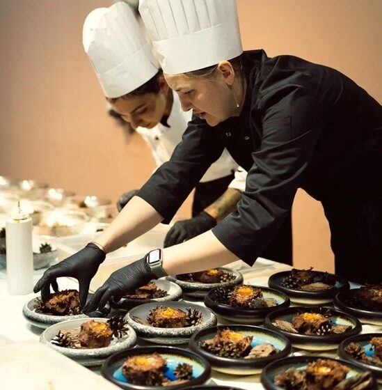 В музее Калининграда устроили гастрономический перформанс